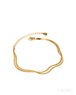 Lilt - 18K Gold Plated Bracelet - Cachet