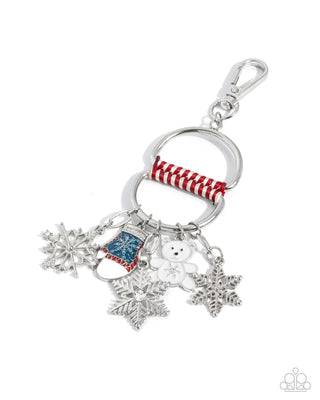 Snow Day BUNDLE - Multi - Christmas Paparazzi Bag Charm - November 2025 Week 4 Exclusive