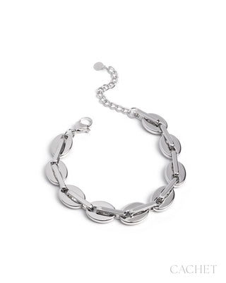 Déterminé - Rhodium-Plated Chain Bracelet - CACHET by Paparazzi