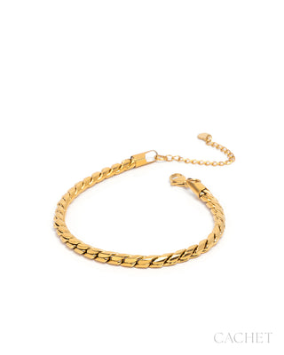 Gentille - 18K Gold-Plated Men's Bracelet - CACHET by Paparazzi
