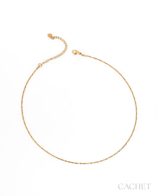 Articuler - 18K Gold-Plated Chain Necklace - CACHET by Paparazzi