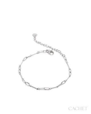 Dignité - Rhodium-Plated Chain Bracelet - CACHET by Paparazzi