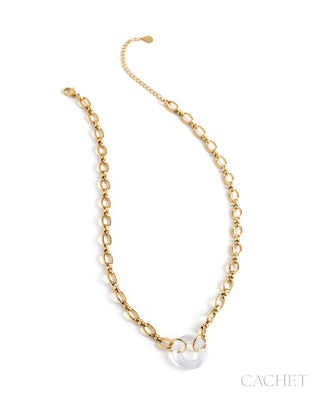 Centrée - 18K Gold-Plated Necklace - CACHET by Paparazzi