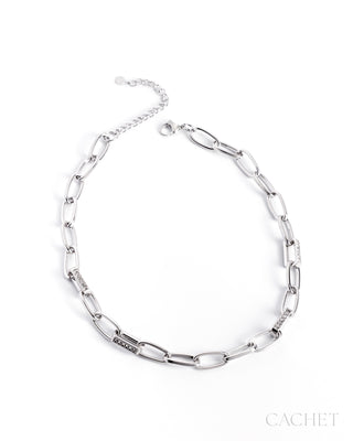 Courtoisie CACHET rhodium-plated chain necklace product photo