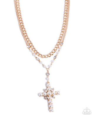 BUNDLE Prayerful Poise - Gold & Prestigious Pearls - Gold - Diamond Trip Exclusive