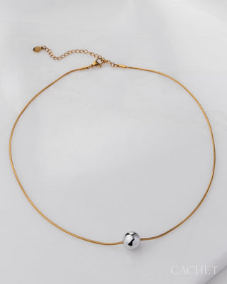 Robuste - 18K Gold/Rhodium-Plated Necklace - CACHET by Paparazzi