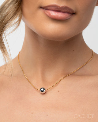 Robuste - 18K Gold/Rhodium-Plated Necklace - CACHET by Paparazzi