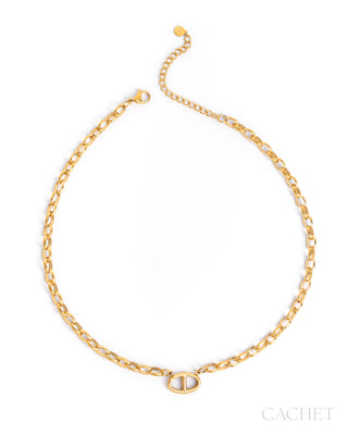 Inégalée - 18K Gold-Plated Chain Necklace - CACHET by Paparazzi