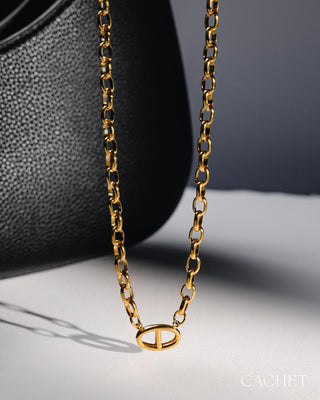 Inégalée - 18K Gold-Plated Chain Necklace - CACHET by Paparazzi