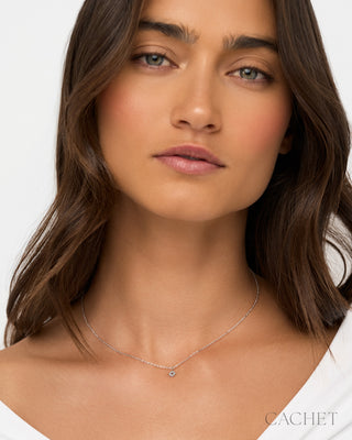Souriant - Rhodium-Plated Sunburst Necklace - CACHET by Paparazzi