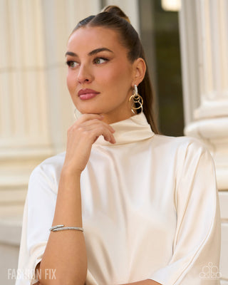 November 2026 Magnificent Musings rhinestone bracelet and hoop earrings set