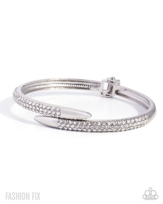 Party Outfit white rhinestone bracelet