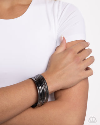 Stackable Shimmer - Black
