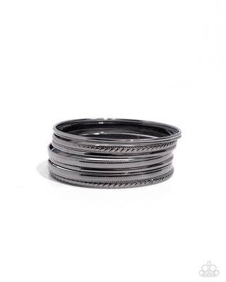 Stackable Shimmer - Black