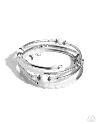 Whimsically Whirly - White