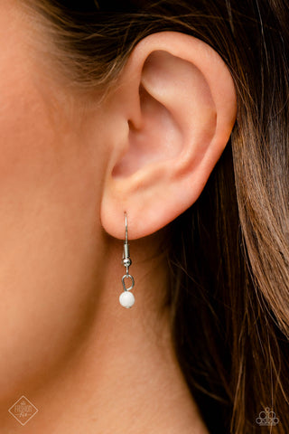 Notable Navigator - Purple - Amethyst Crystal Silver Moon Tiered Paparazzi Short Necklace - June 2023 Simply Santa Fe