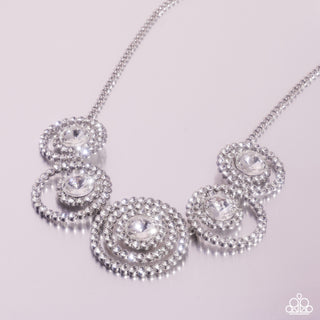 Dramatic Darling - White - Necklace