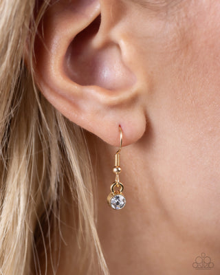 INITIALLY Yours - L - Gold - Paparazzi Short Necklace