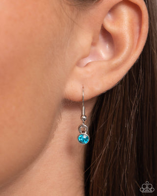 Starfish Staycation - Blue - Ombre Rhinestone Paparazzi Long Necklace