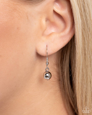 Geode Gamble - Purple - Asymmetrical Stone Silver Satellite Chain Tassel Paparazzi Short Necklace