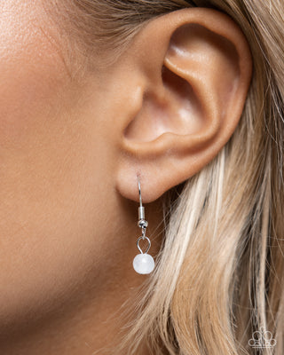 Beaded Behavior - White - Tiered Paparazzi Short Necklace