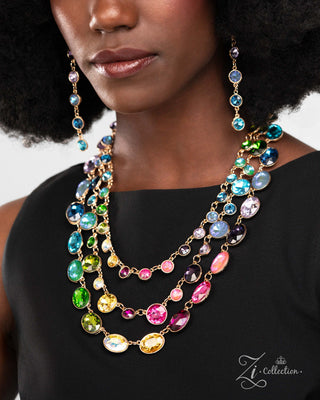 Elated BUNDLE - Zi Collection Necklace AND Zi Collection Bracelet - Paparazzi Accessories