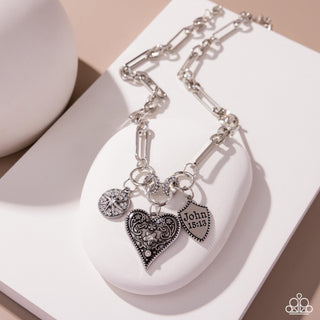 Greater Love - White - Necklace