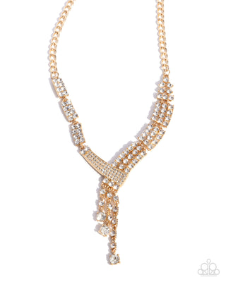 Diagonal Dazzle - Gold