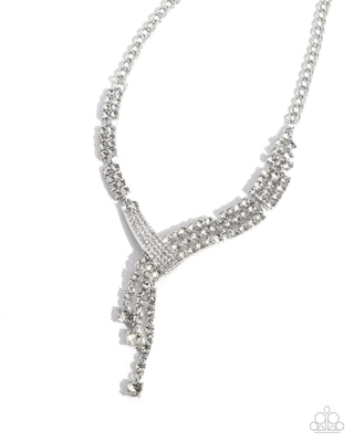 Diagonal Dazzle - White