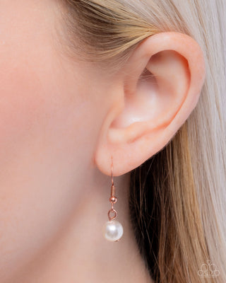 Complete Look - Vintage Vibe Necklace, Enduring Energy Bracelet, & Nod to the Classics - Copper - $15 Set