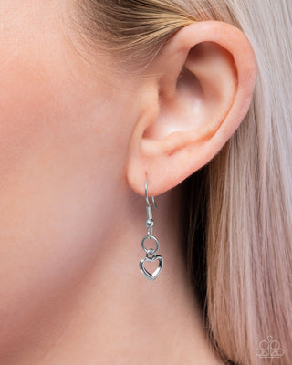 Complete Look - White - LOCK of Love Necklace & Luxurious Locks Bracelet - White Set