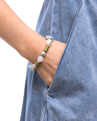 Complete Look - Captivating Can-Can Necklace & Charming Can-Can Bracelet - Multi Set