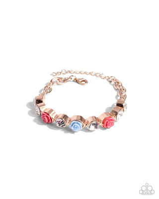 Complete Look - Reawakening Revelry Bracelet & Reawakening Radiance Earrings - Rose Gold Set