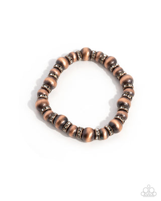 Complete Look - Copper - Harmonious Hearth Necklace & Harmonious Hallmark Bracelet - Copper Set