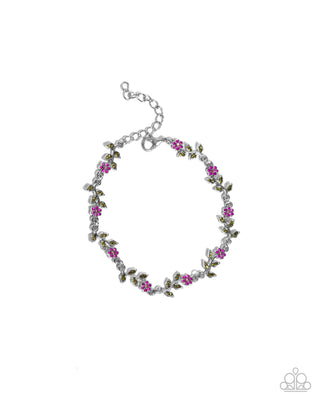 Complete Look - Estate Grounds Necklace & Personal Estate Bracelet - Pink Set