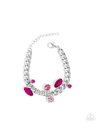 Complete Look - Pink - Captivating Chic Necklace & Captivating Chance - Pink Set