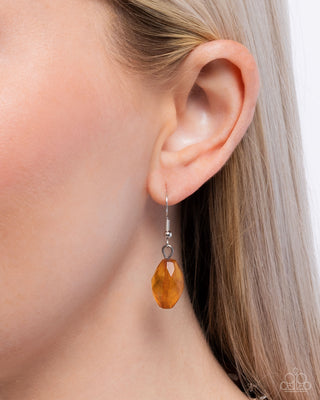 Complete Look - Beauty Culture Necklace & Sturdy Season Bracelet - Orange Bead Set