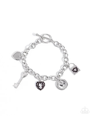 Complete Look - Momentary Bliss Necklace & Momentary Balance Bracelet - Purple Set