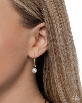 Darling Decade - Gold - Paparazzi Necklace