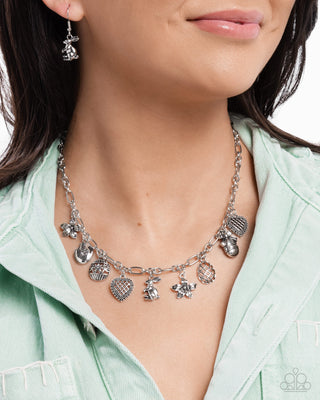 Complete Look - Eclectic Easter Necklace & Extensive Easter Bracelet - Silver Set