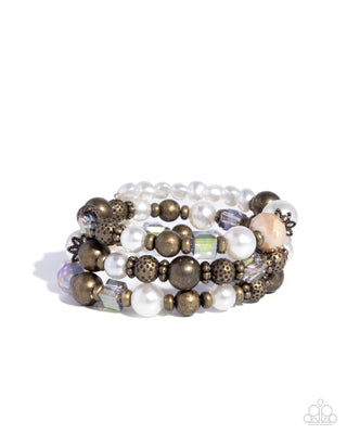 Complete Look - Dragonfly Delight Necklace & Devoted Dragonfly Bracelet - Brass Set