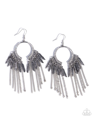 Free-Spirited Fringe - Silver