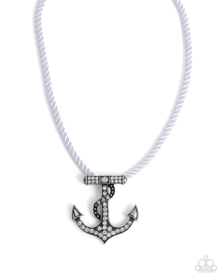Anchored Allure - White