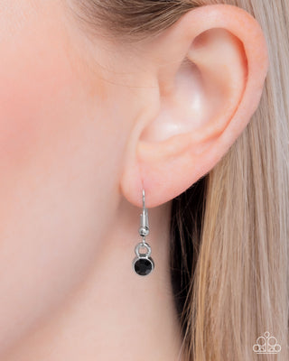 Flashy Fish - Yellow - Glittery Painted Paparazzi Short Necklace