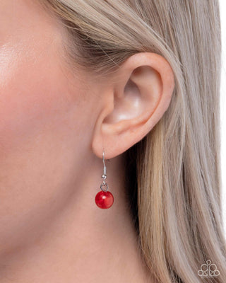 Satisfying Swirls - Red - Paparazzi Tiered Necklace