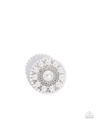 Posh Paladin - White - BROOCH