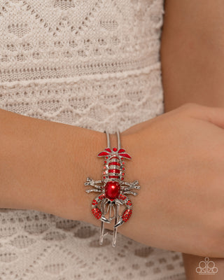 Legendary Lobster - Red - Lobster Landmark Necklace & Lobster Lesson Bracelet - Complete Look