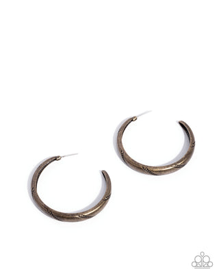 Embossed Elegance - Brass