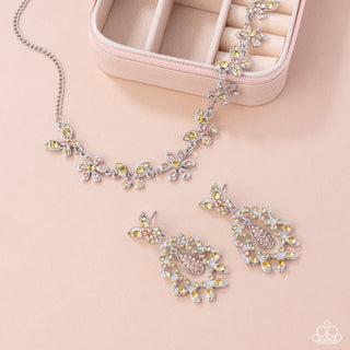 Whimsical Indulgence - Complete Look - Silver Paparazzi Jewelry Set