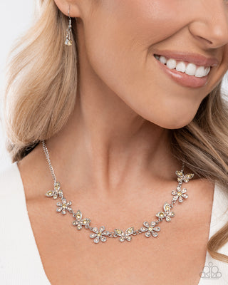 Whimsical Indulgence - Complete Look - Silver Paparazzi Jewelry Set